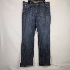 KUT From The Kloth Womens Straight leg Jeans Sz 16 (actual 38x34) Dark High Rise